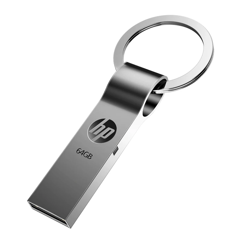 Оригинальный металлический флеш накопитель HP объемом 64 ГБ 32 16 8 USB 2 0 карта памяти