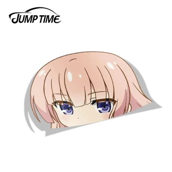 

Jump Time 13cm x 10.3cm Car Styling Girly Air Force Gripen PEEK Anime Car Stickers Decal Motorcycle Waterproof Trunk Accessories