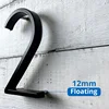 12cm Big 3D Modern House Number Door Home Address Numbers for House Number Digital Door Outdoor Sign Plates 5 Inch. #0-9 Black ► Photo 3/6