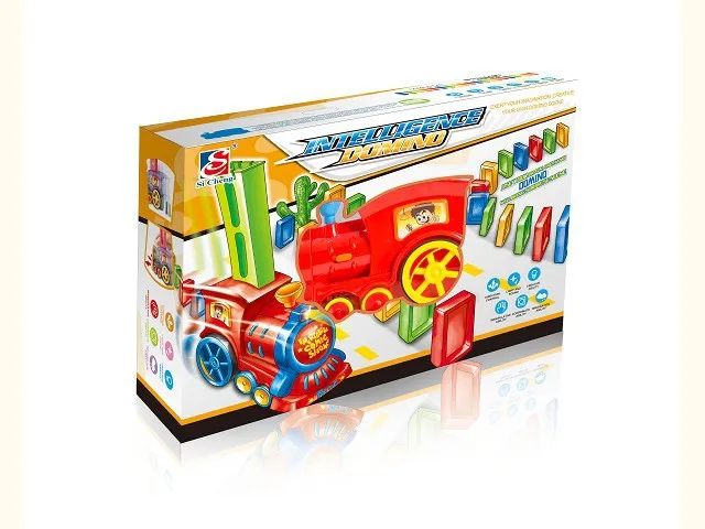 

Domino Car Electric Locomotive with Sound And Light Automatic Licensing, Standard Configuration 60 Capsules Dominoes