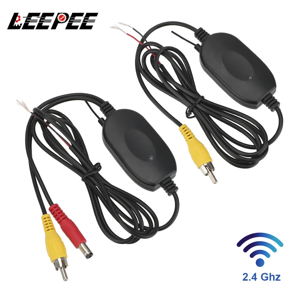 2.4G Wireless Video Transmitter Kit Car Reverse Rear View Backup Parking Camera