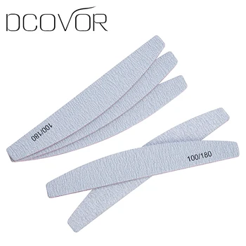 

Nail Files For Manicure 100/180 Strong Thick Sandpaper Sanding Nails File Buffs Buffing Grey Boat Nail Care Tool