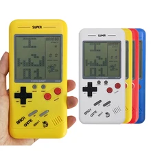 Портативная консоль, мини-игровая машина, Классическая Тетрис, кирпичная игра, проигрыватели, Детские напоминания, мини-игрушки, лучший подарок для детей