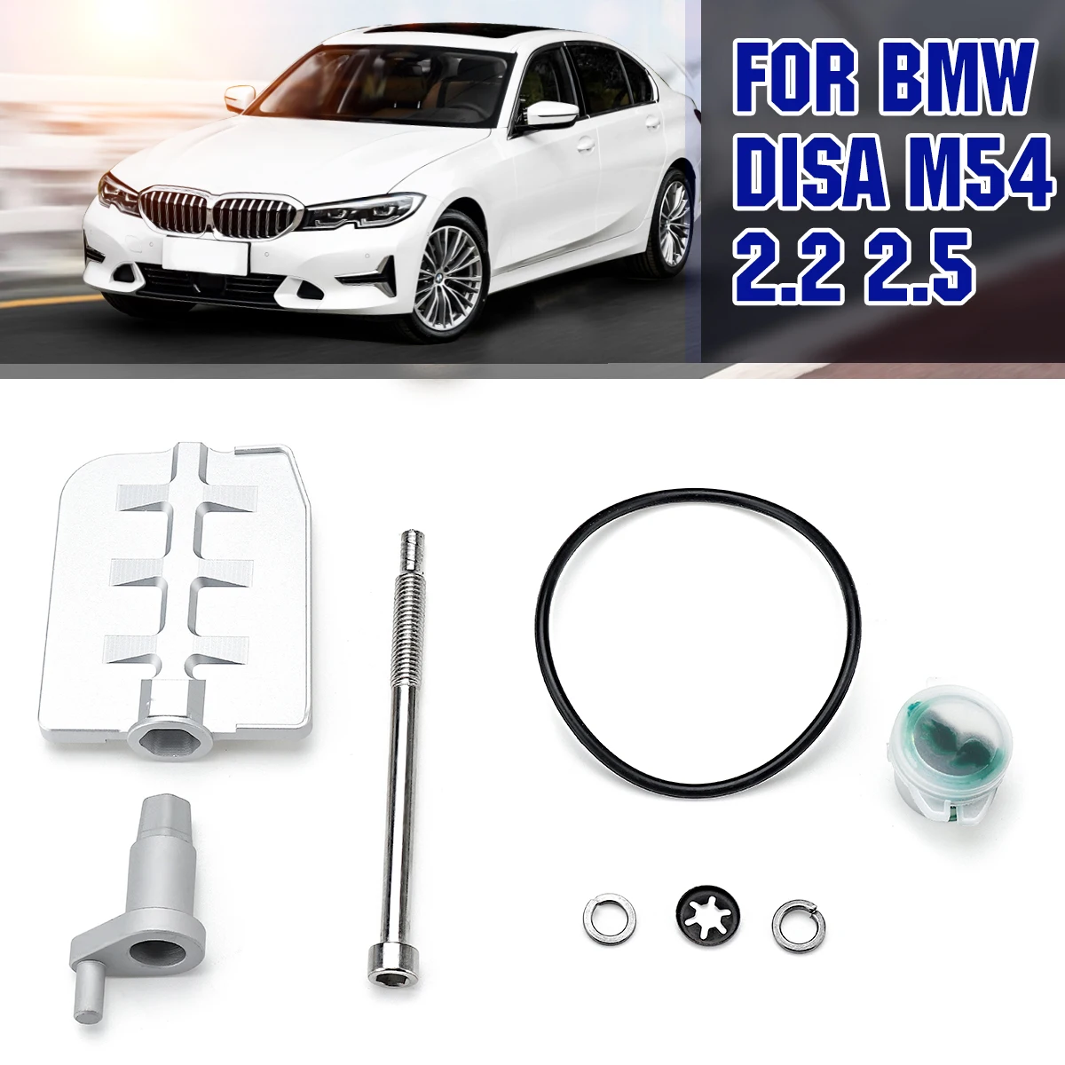 

Hot New 1 Set Engine Air Intake Manifold Valve Swirl Flap Repair Kit Rattle Aluminium Fix Overhaul For BMW Disa M54 2.2 2.5