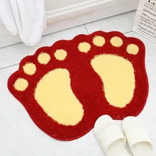 1 шт. напольный коврик, коврик для двери, мультяшный вход, коврик для ванной комнаты, дверь для туалета, туалет, впитывающий ковер, Противоскользящий коврик для ванной комнаты