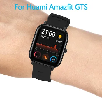 

Soft Silicone Sport Strap Wrist Band Smart Watch Replacement Bracelet 20mm Watchband for Huami Amazfit GTS GTR Smart Watch Strap