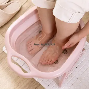 

Foldable Footbath Plain Foaming Massage Bucket Plastic Foot Bath Basin Large Heightening Footbath Fording Barrel Reduce Pressure