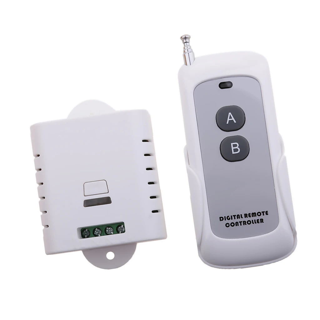

85-250V 1 Way Light Lamp Pump Wireless Remote Control Relay Switch 500m