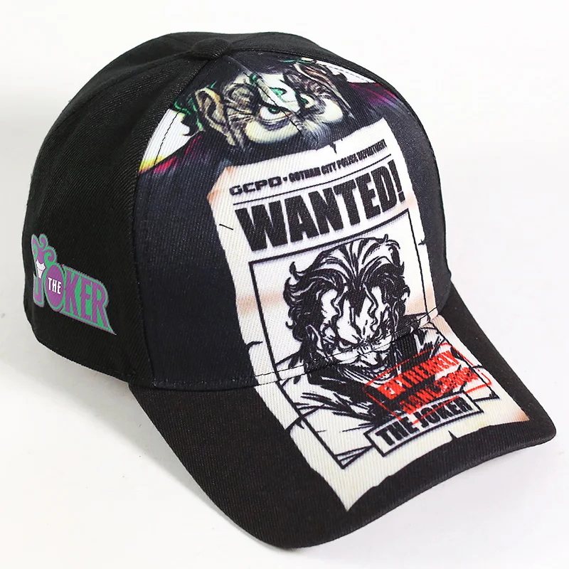DC Джокер печати Snapback кепки модные новые хип-хоп шапки мужские бейсболки s
