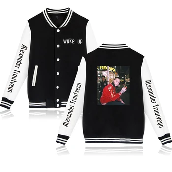 

Alexander Trautveyn Print Baseball Jackets Women/Men Long baseball uniform Korean loose tops ins tide jacket Casual Streetwear
