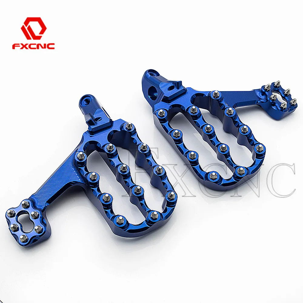 

Blue CNC Racing Motorcycle Dirt Pit Bike Foot Pegs Footrest Peg Pedal For KTM SX EXC XC XCF XCW 85 125 250 300 350 450 400