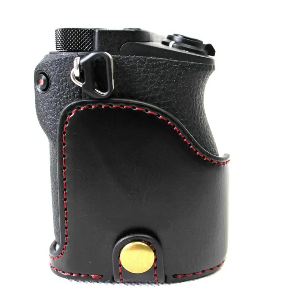 Pu Leather Camera Bag Case Cover For Sony A6500 A5000 A5100 Protection Durable Portable Half Case Bottom Case