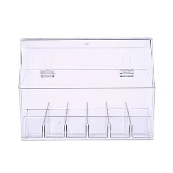 

2pc Transparent Makeup Cosmetics Jewelry Organizer Clear Cosmetic Brush Box 2020 Hot Products Spot supplier inventory Dropshippi