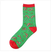 Female winter printing plus velvet warm sleep home socks floor socks
