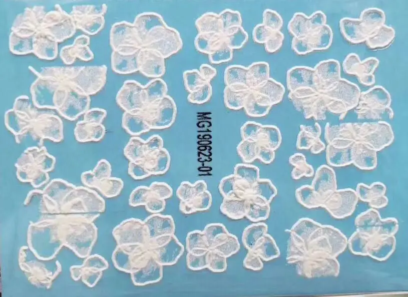 3D Acrylic Engraved Nail Sticker beautiful dancing gril snow shape Water Decals Empaistic Slide |