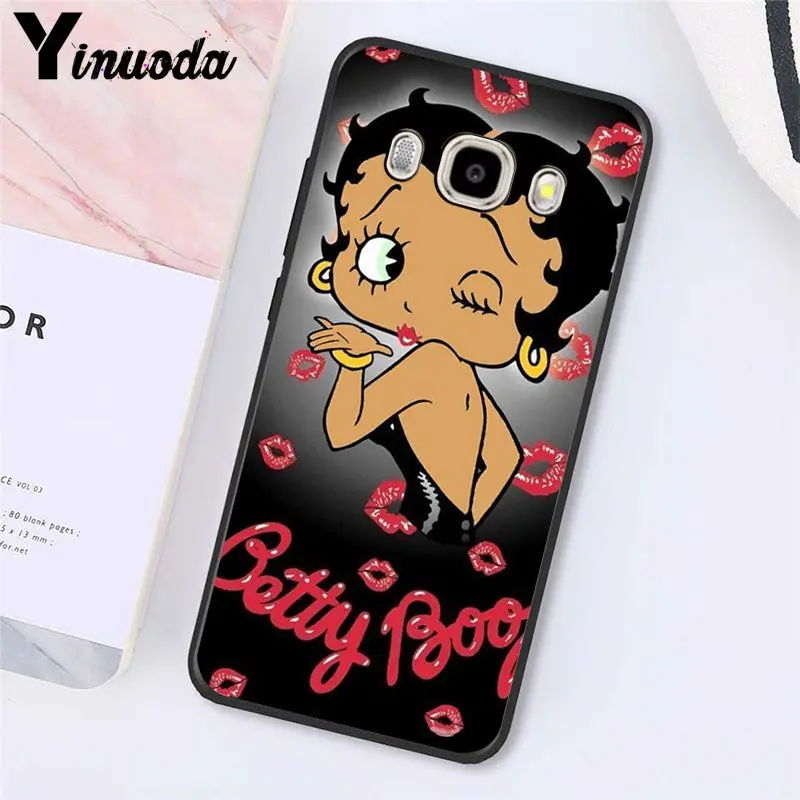 Yinuoda betty boop чехол для телефона для samsung Galaxy J7 J6 J8 J4 J4Plus J7 DUO J7NEO J2 J5 Prime - Цвет: A14