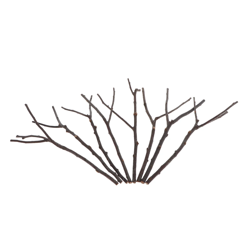8 Pack Natural Wood Branches Farmhouse Style Real Tree Branches DIY Rustic Floral for Home Decor Wedding Centerpiece