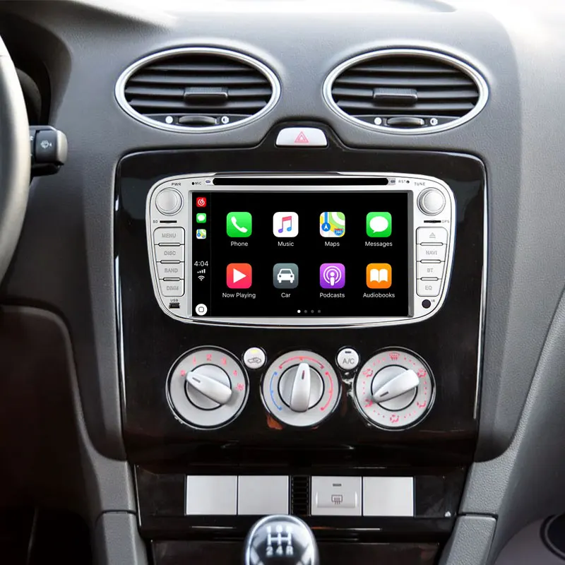 Best CarExc 7 inch Car Muiltmedia Player With CarPlay GPS Navigation for Ford Focus II Mondeo S-Max C-Max Galaxy II Kuga 2011Radio 1