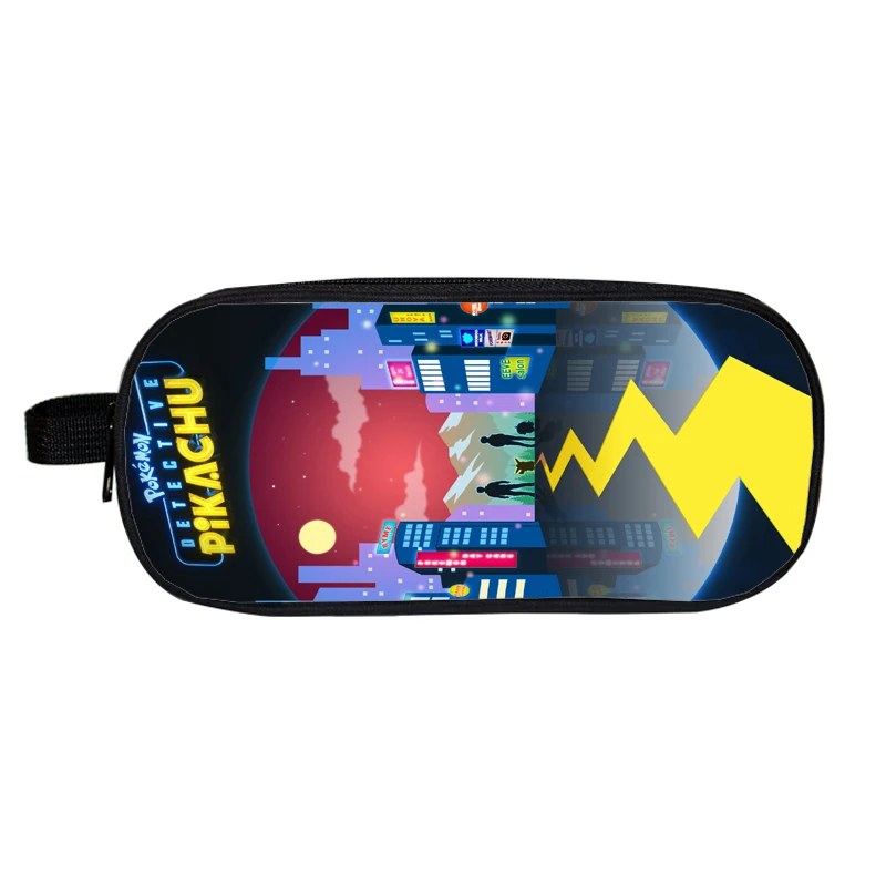 Пенал Pokemon pekachu Makeup аниме Mochila печать 3D косметички двойная молния косметичка для детские школьные принадлежности