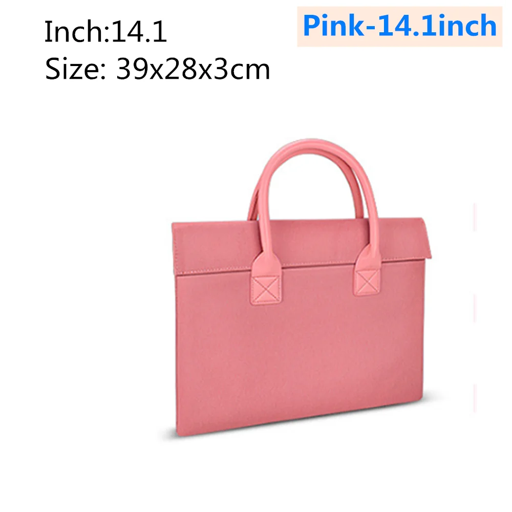 Pink-14.1inch Водонепроницаемая сумка для ноутбука 13,3 14,1 15,4 15,6 дюймов для Macbook Air Pro 15,6 дюймов macbook huawei сумка для ноутбука - Цвет: Pink-14.1inch