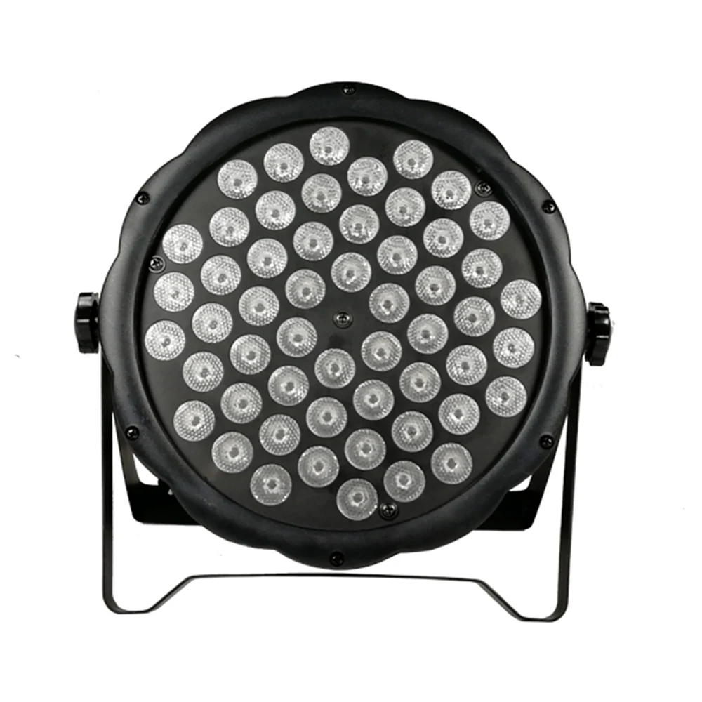 4 шт./54x3 Вт светодиодные лампы rgb 3 в 1 dmx512 flat par Профессиональное светодиодное