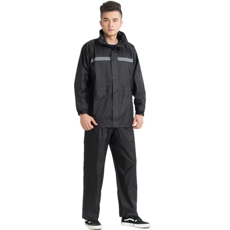 

Толстый дождевик в комплекте, мужской мотоциклетный походный модный непромокаемый дождевик, камуфляжный уличный непромокаемый бытовые товары 6