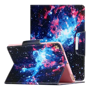 

Flip Leather Tablet Case For Samsung Galaxy Tab A 10.1 2019 T515 T510 SM-T515 Folding Stand Magnetic Fashion Painted