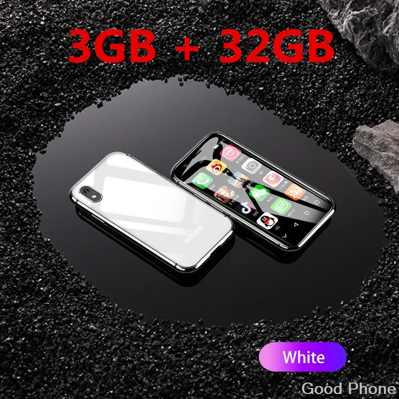 XS 3GB 32GB White Soyes S10 3g 32G водонепроницаемый мини-смартфон Android 6,0 MTK6737 1800mAh Soyes XS мобильный телефон NFC для распознавания лица и отпечатков пальцев - Цвет: XS 3GB 32GB White