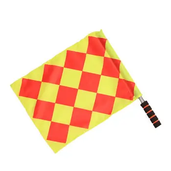 

Track Field Flag Soccer Referee Flag Play Match Equipment Football Bunting Flag Referee Accessories Football Referee Flag