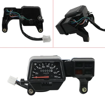 

For Yamaha DT125R DT200R DT200WR Speedometer Tachometer Assemblyr Gauge BLACK