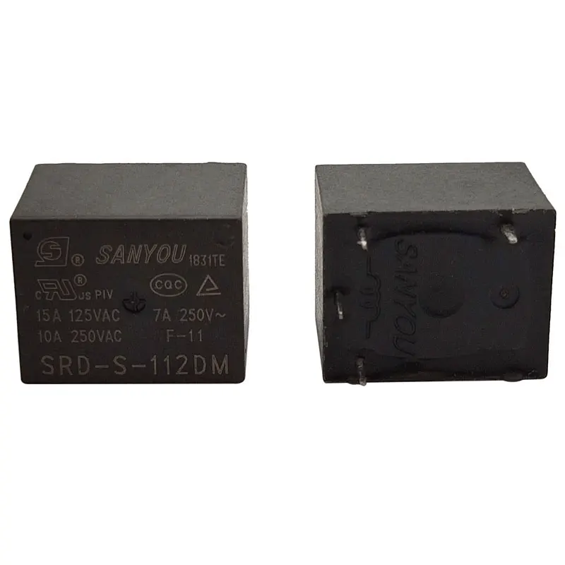

2PCS Original For SANYOU SRD-S-105DM SRD-S-112DM SRD-S-124DM 4PINS 10A 5VDC 12VDC 24VDC Power Relay