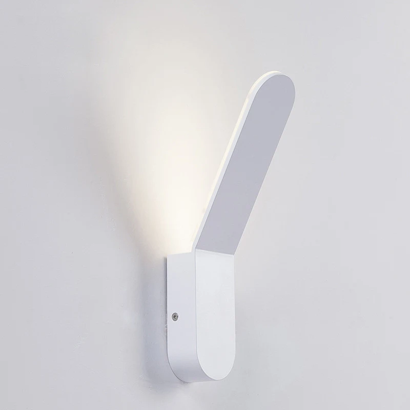 

5W LED Wall Lights Aluminum Modern Sconces AC85-265V Wall Mounted Lamps White Bedside Aluminum Home Lighting Fixtures