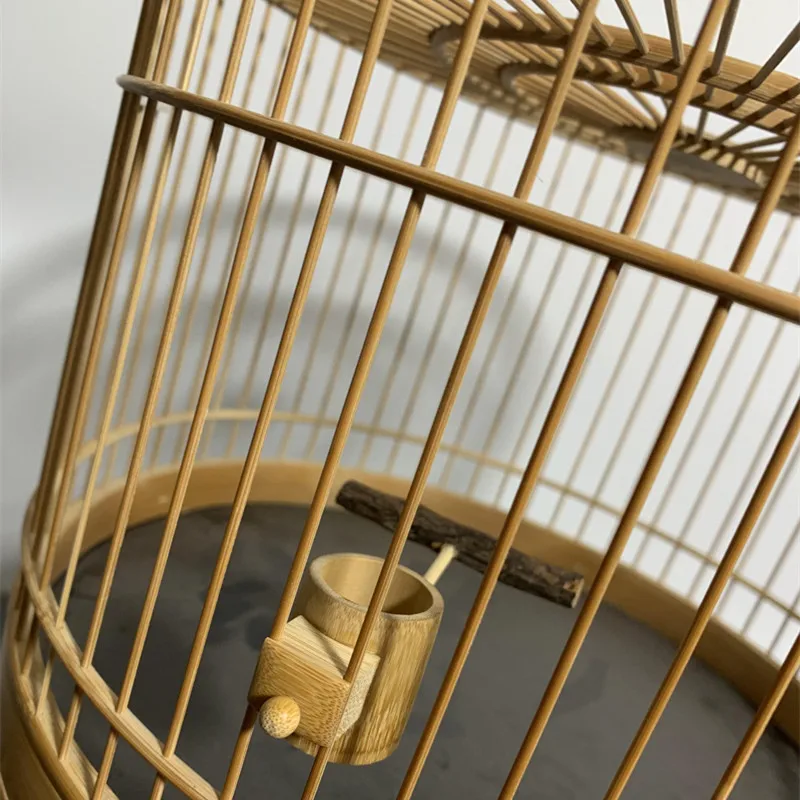 Wooden Bird Cage Accessories Bird Feeder Thrush Cicada Pupa Jar Food Jar Feed Cicada Pupa Food ZA717