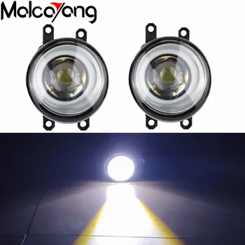 

2pcs LED Fog Lights + Angel eye Fog Lamp Assembly For Toyota Corolla Avensis Camry Ractis Verso RAV 4 2003-2014