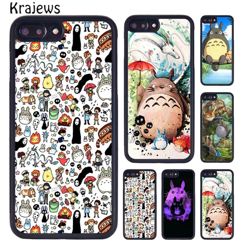 Чехол из резины в стиле &quotМой сосед Тоторо&quot для iPhone X XR XS 11 Pro MAX 5 6 S 7 8 Plus samsung Galaxy