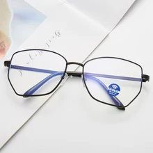 Мужские и женские очки для близорукости, защита от излучения, оправа, синий светильник, очки для мобильного телефона, компьютера, без градусов, плоское зеркало