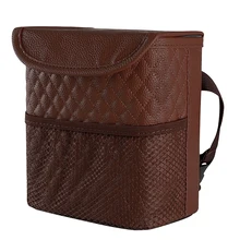 Двойной Слои Экономия пространства с крышкой Водонепроницаемый; эти модные тапочки отлично дополнят интерьер любого дома и не будут скользить по держатель мусора органайзер для автомобиля подвесная корзина для мусора для хранения в чистоте