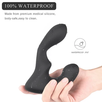 PHANXY Remote Control Male Prostate Massager Vibrator For Men Tail Anal Plug Sex Toys Silicone Butt Plug Sex Toy For Gay Couples 4