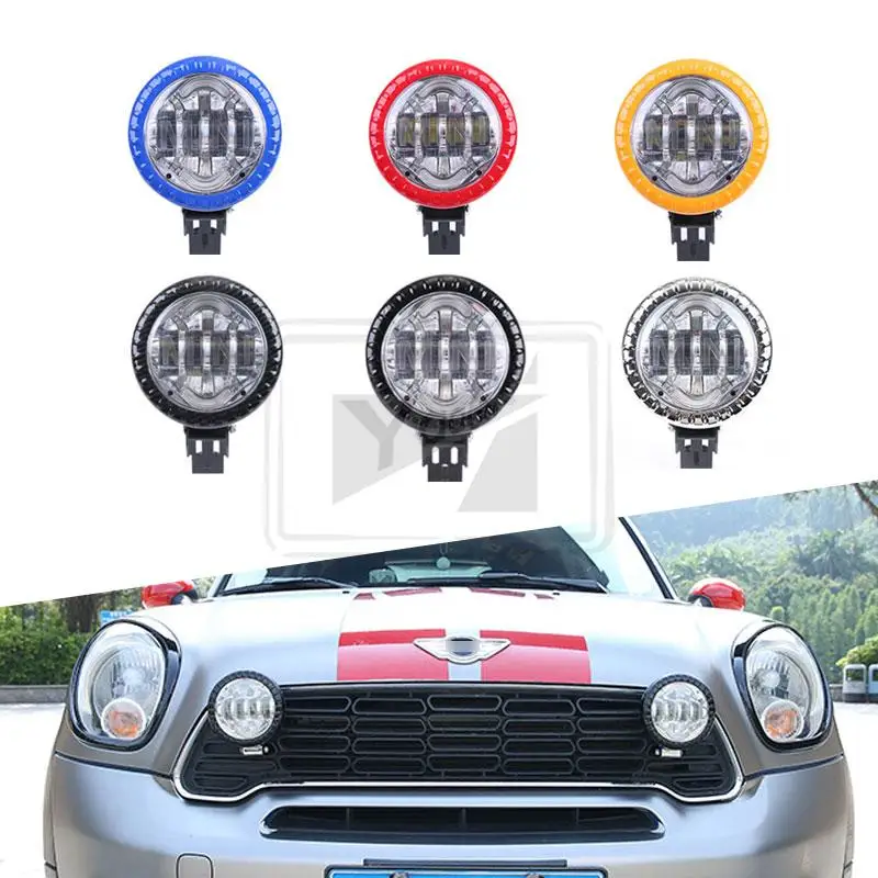 YaaGoo для Mini Cooper F55 F56 R60 R61 R53 R54 R55 R56 металлическая передняя решетка тянуть светильник светодиодный
