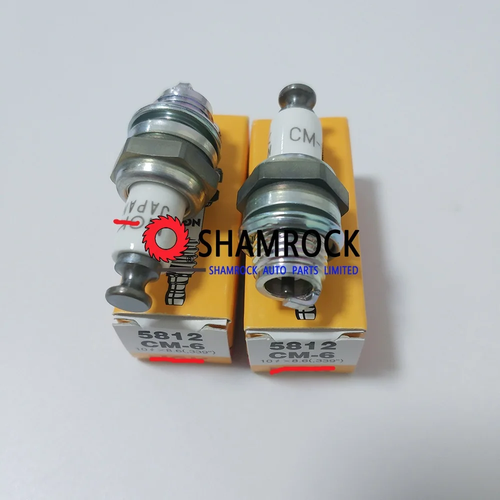 Teile лазерные свечи зажигания CM-6 5812 подходит для хеджеров BH2500 Hhonda двигатель ED150 E300 E400 EM300