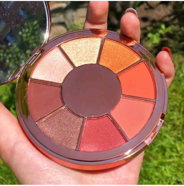 Conjunto de Maquiagem Sombra + Batom Matte com Glitter Paleta de Maquiagem Pigmento para Sombras com Caixa de Presente Paleta Profissional Brilhoso 5 maquiagem, pigmento para sombras, com caixa de presente