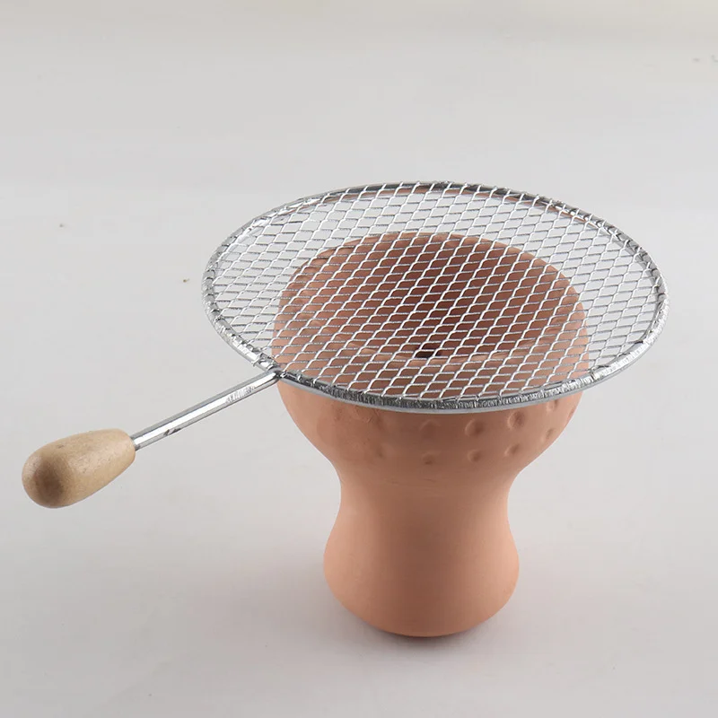 Smosmo 1pcs Large Size 10 Cm Metal Hookah Coal Screen Shisha Charcoal