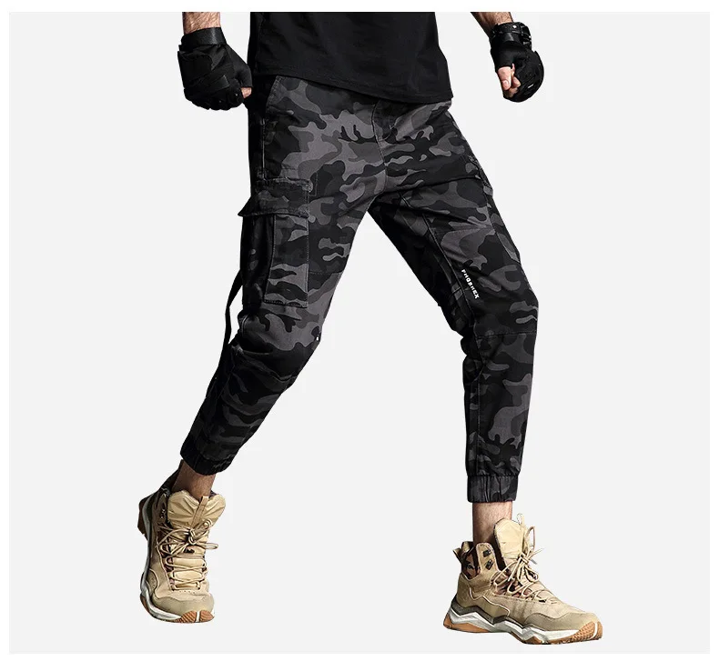 Большие размеры Pantalones армейские тренировочные брюки альпинистские брюки военные камуфляжные мужские брюки карго Тактические Брюки прямые комбинезоны