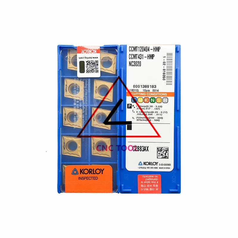 

CCMT120404-HMP NC3020 10pcs Original Korea KORLOY Cutting Tool
