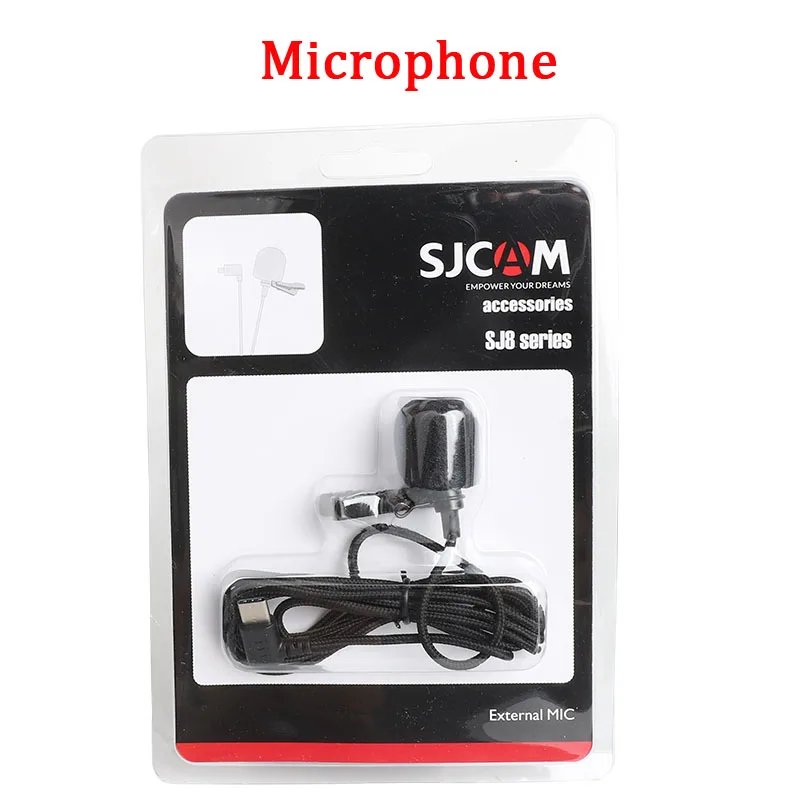 Для спортивной камеры SJCAM sj8 серии специальный аксессуар Sj8 Pro зарядный водонепроницаемый чехол Защитная рамка Крышка объектива зарядное устройство - Цвет: Type c microphone
