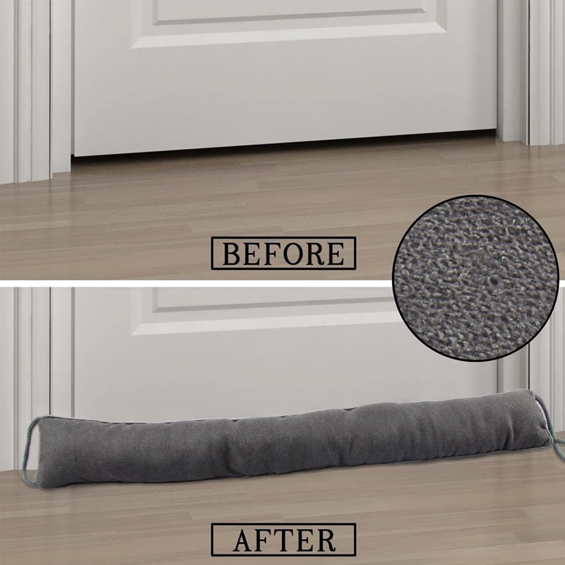 Door Noise Blocker Weather Stripping Doors Draft Stopper Sound Proof Bottom Seal Heavy Duty Reduce Noise Under Door Guard