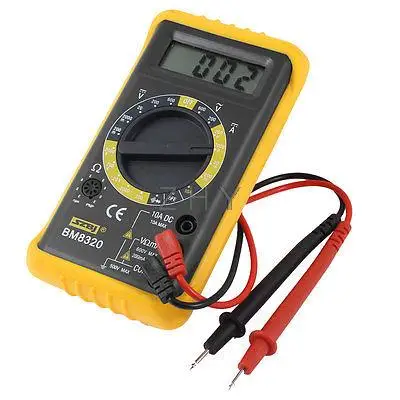 BM8320 200mV-600VDC AC Вольт Сопротивление ом Цифровой мультиметр мультитестер