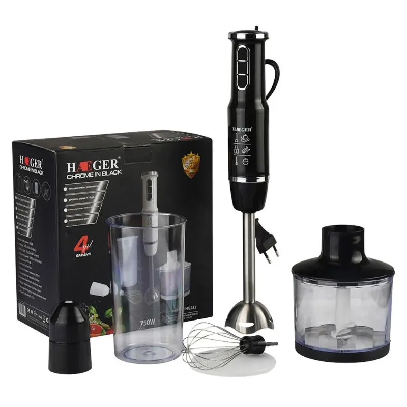 

multi-function intrusive hand-held electric mixer. Kitchen cooking tools, egg beater, meat grinder, juicer. Safe and durable