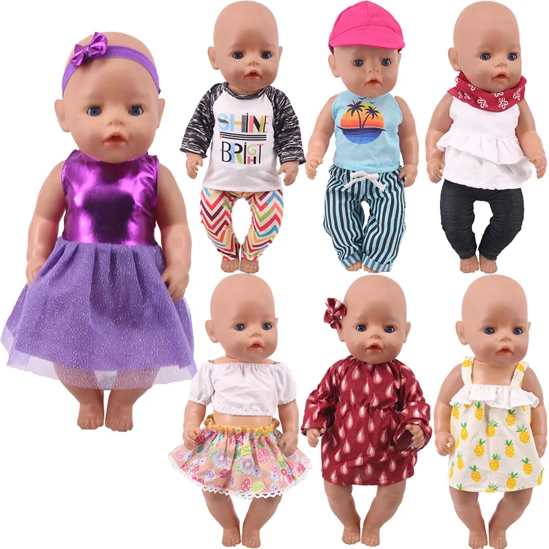 Latest Doll Clothes Fashion clothing For 18 Inch American Doll,43 cm Baby,Nenuco,Our Generation,bebe Girls _ AliExpress Mobile