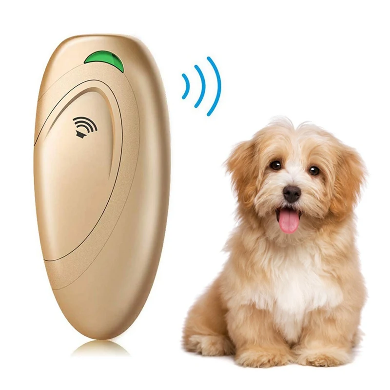 

Dog Ultrasonic Pet Trainer Ultrasonic Stop Device Pet trainer Bark Control Manual Anti Bark Device Powered By Battery